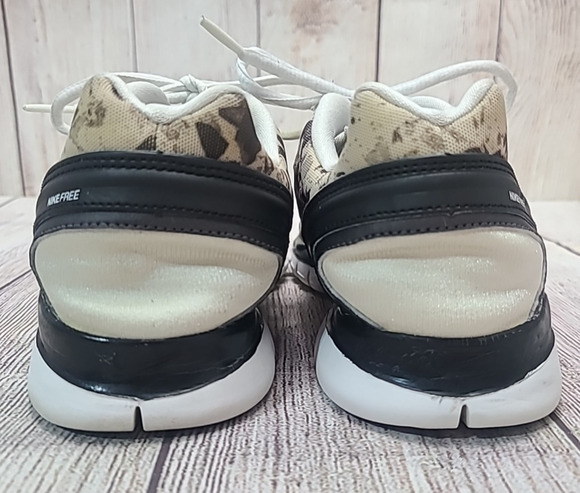 Nike Free Fit 2 Training Running Shoes Women's 9.5 Brown Beige Specks Camouflage - Picture 6 of 12